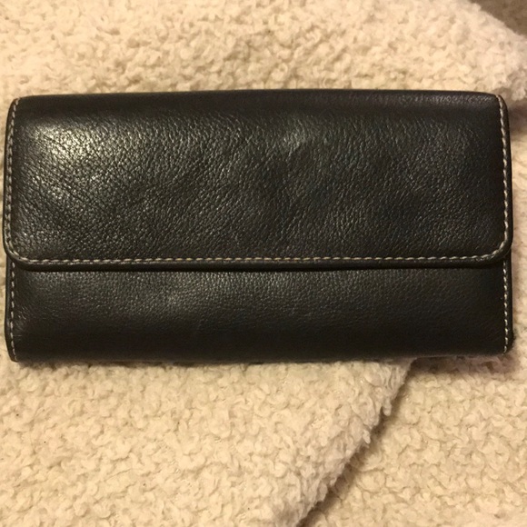 Handbags - Black Genuine Leather Wallet